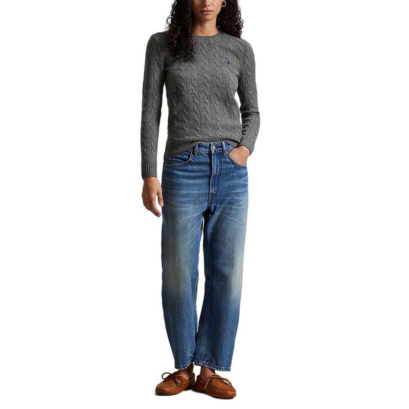 Polo Ralph Lauren Cable Wool Cashmere Crewneck Sweater image number 3
